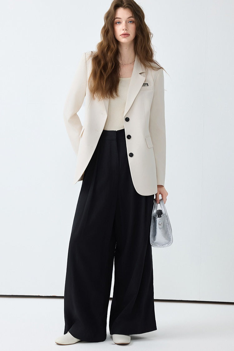 Elegant Long Sleeve Blazer