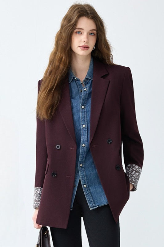 Loose Fit Long Sleeve Blazer